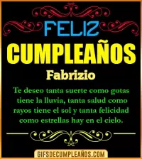 GIF Frases de Cumpleaños Fabrizio